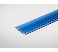 Профиль соединительный неразъемный 10 мм синий 6 м