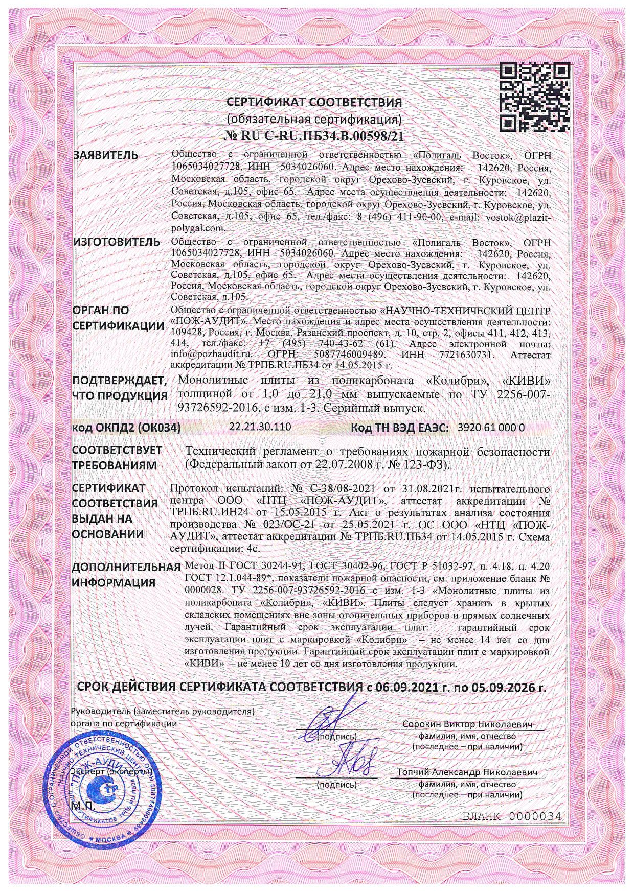 Cертификаты