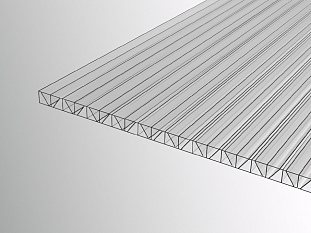 Сотовый поликарбонат Полигаль УСИЛЕННЫЙ 4,0 мм 2100x12000 мм прозрачный